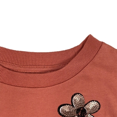 Various Styles Long Sleeve Anti-Shrink Children Girls Clothing Loose T-shirt for Kids
