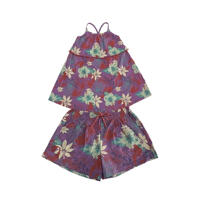 Carton Pattern Cotton Jersey Kids Clothing Set Shorts Dress Fashion Girl Children's Skirt