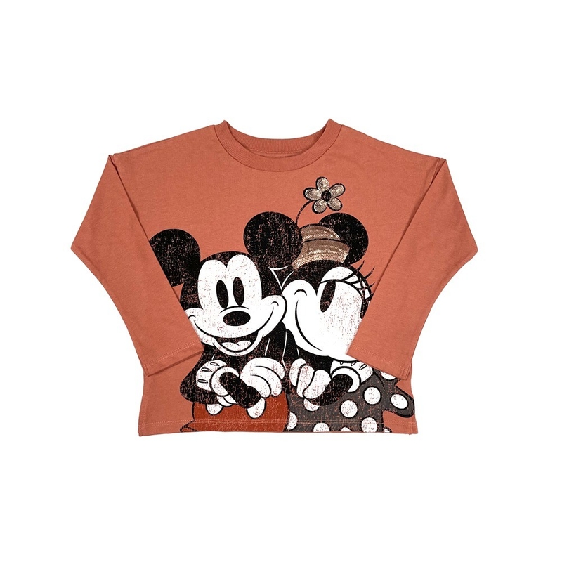 Various Styles Long Sleeve Anti-Shrink Children Girls Clothing Loose T-shirt for Kids